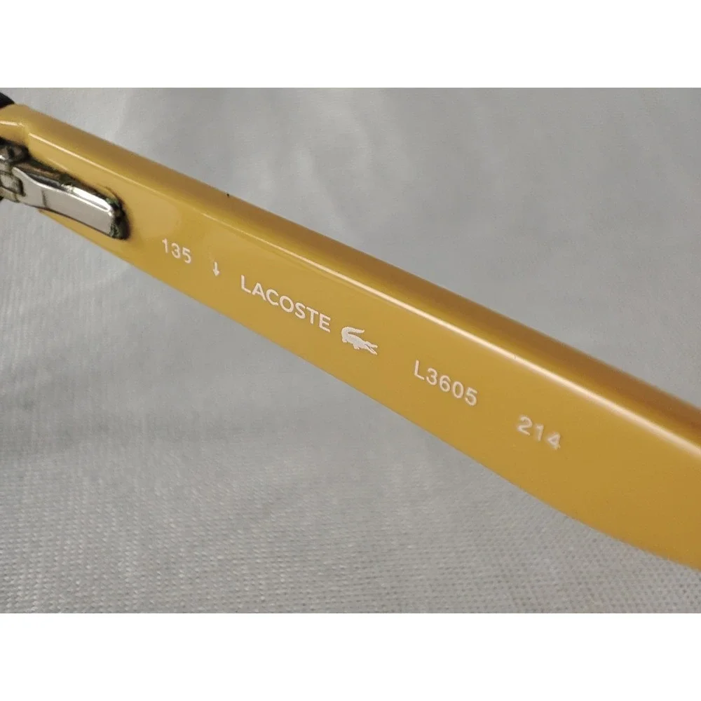 Lacoste L3605 214 Tortoise Yellow Eyeglass Frames‎ 48-15-135 Junior Adult